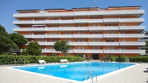 Apartment, 2 Bedrooms, Balcony | Pool | Outdoor pool - Nice Flat in a Residence With Swimming Pool (Caorle)