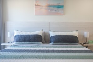 4 bedrooms, in-room safe, iron/ironing board, travel cot