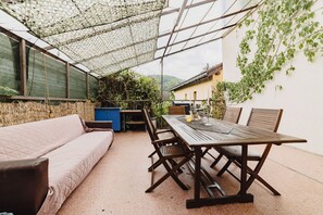 Appartement, 2 slaapkamers, roken, terras | Balkon