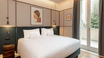 Quarto casal luxo | 1 quarto, roupas de cama premium, edredons de pluma