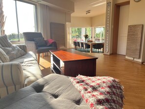 Smart TV, DVD player, books