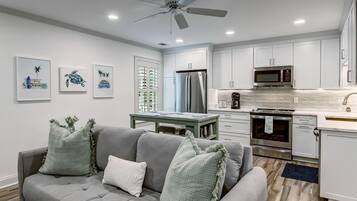 Condo, Multiple Beds (Crawford Chic + Coastal) | Living area