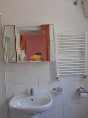 Shower, hair dryer, towels, soap - 1 Bedroom Private vacation home in Lazio (Lazio)