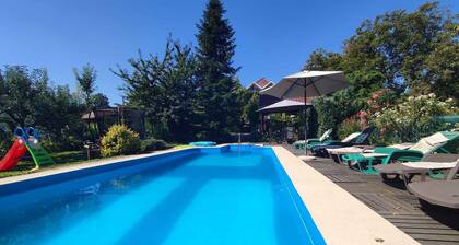 Holiday apartment with outdoor pool and air conditioning