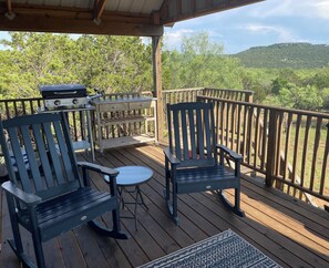 Outdoor dining - Enjoy nature at comfortable home with private beach on Brazos River!   (Graford)