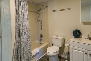 Hair dryer, towels