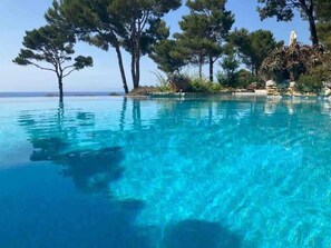 Pool - Magnificent sea view St.Florent 2 individual houses with many terraces and pool (Patrimonio)