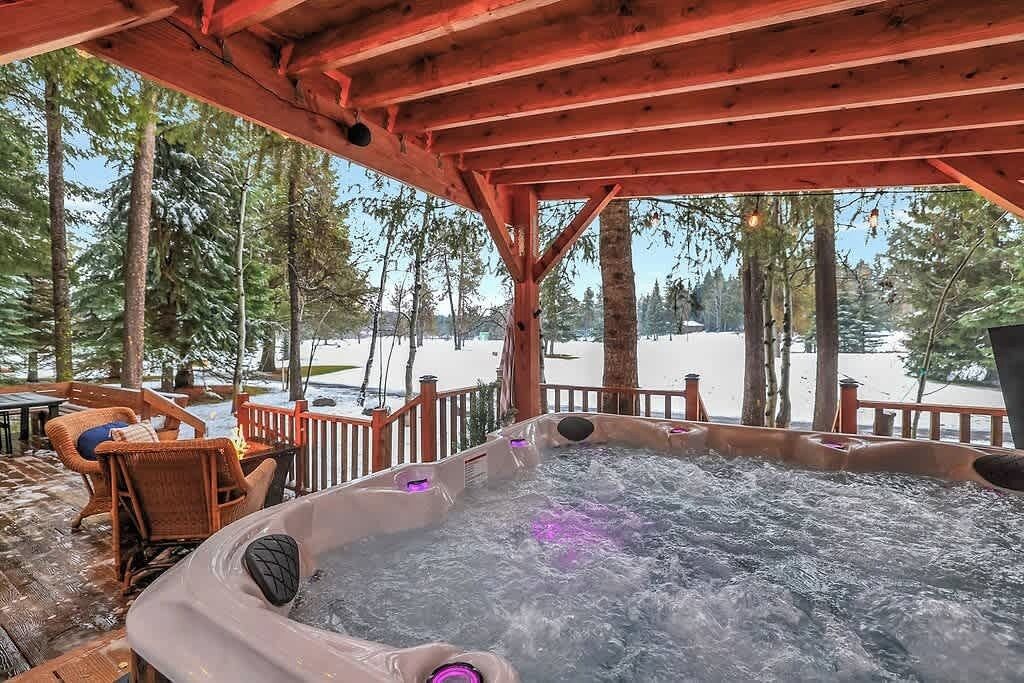 Bain à remous extérieur