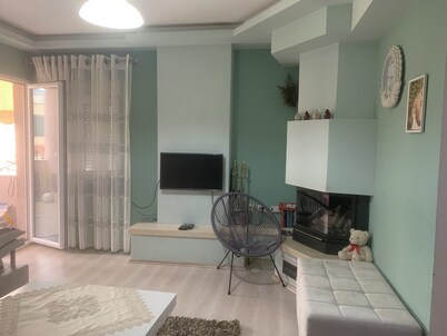 Romance 💘 
Very romantic apartment with Ohrid Lake view and a fireplace 