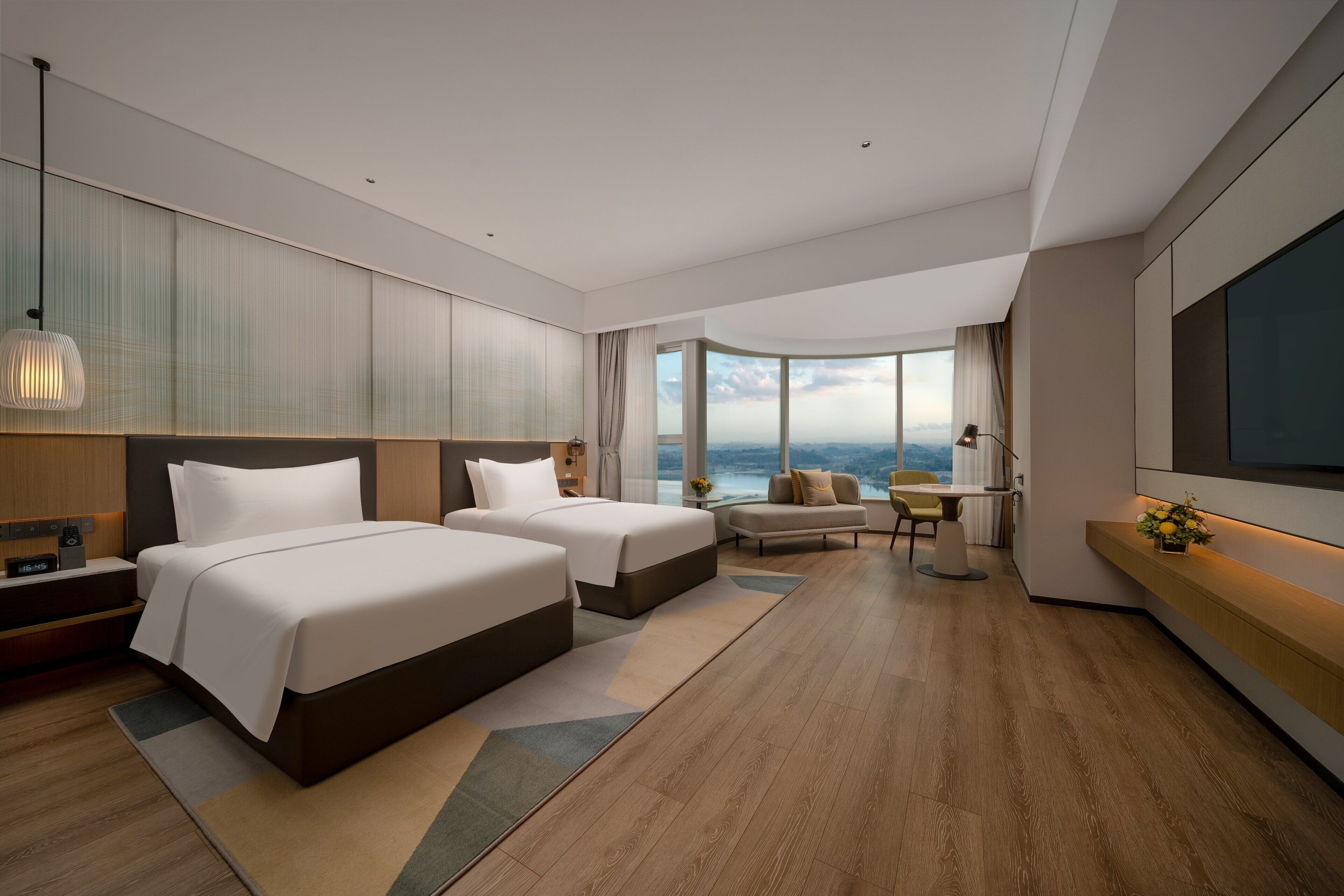 Premium-værelse - 2 enkeltsenge | 1 soveværelse, pengeskab på værelset, lydisolering