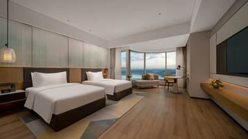 Premium-Zimmer, 2 Einzelbetten | 1 Schlafzimmer, Zimmersafe, schallisolierte Zimmer