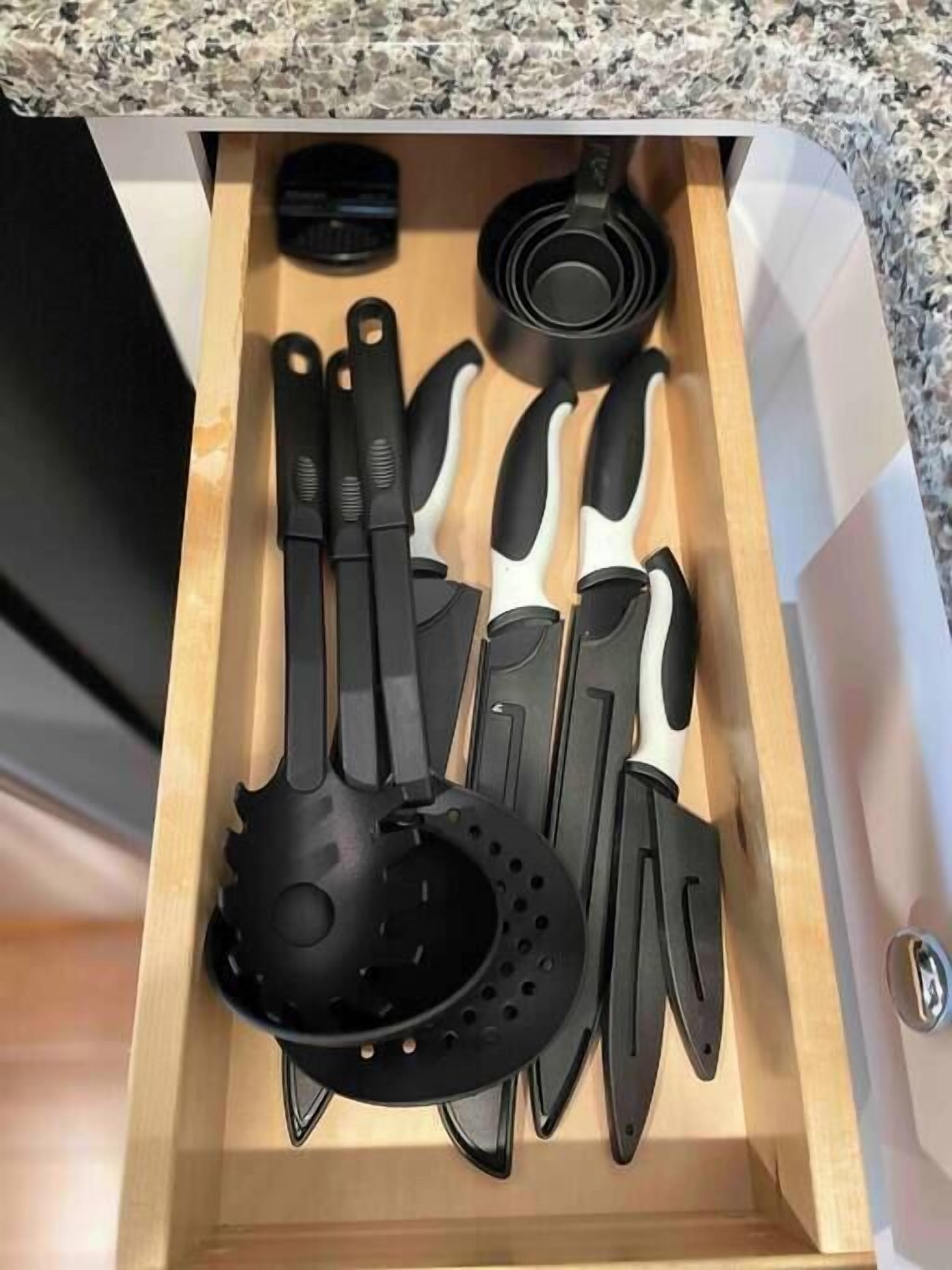 Cutlery and cooking utensils.