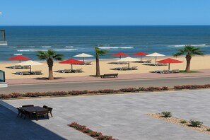 Nhà gỗ, 2 phòng ngủ, phù hợp cho người khuyết tật, hút thuốc | Bãi biển