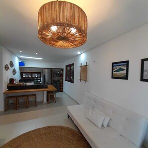 Family Apartment | Living area | Flat-screen TV - Reserva Barra Grande SPE (Cajueiro da Praia)
