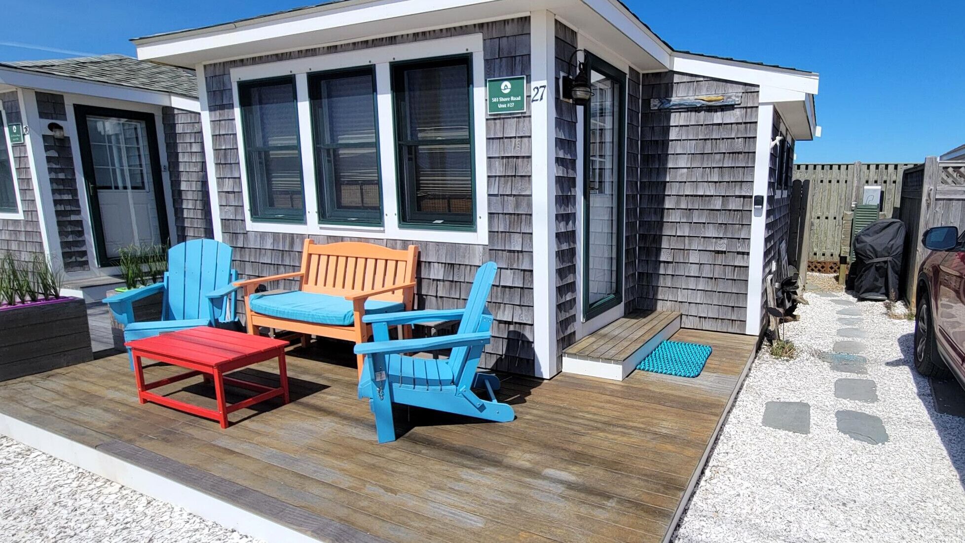 NEW LISTING! Kitschy & Beachy Cottage--A/C, Private Use Deck, Gas Grill, Association Beach Access
