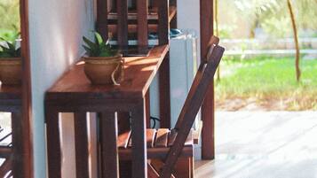 Comfort Suite, 1 Queen Bed, Pool View | 1 bedroom, minibar, desk, laptop workspace