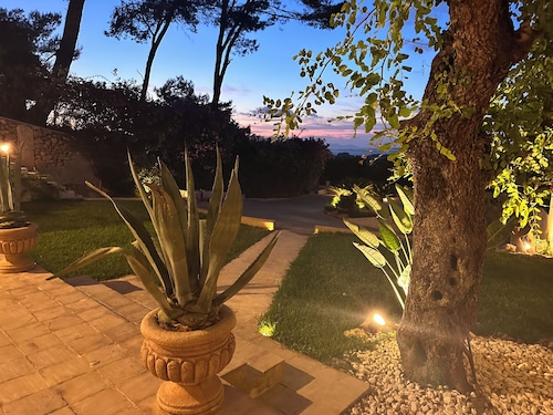 A typical 19th-century Sicilian dimora with tuff  finishes and stunning view