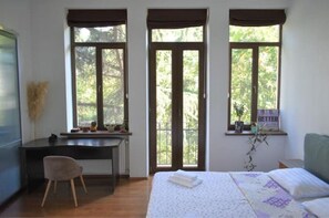 1 bedroom, desk, iron/ironing board, free WiFi - 26 May Square, Building of Academicians (T'bilisi)