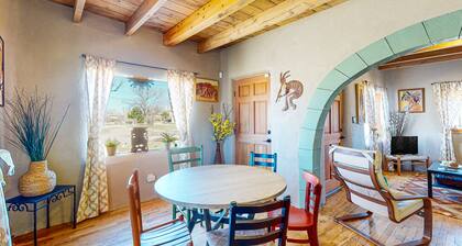 Dog-friendly sun-soaked home with grill, firepit, & washer/dryer - mountain view