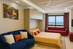 Nhà gỗ, 1 phòng ngủ, phù hợp cho người khuyết tật, hút thuốc | Phòng khách