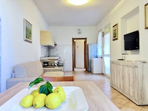 Hus, 2 soverom, røyk, terrasse | Lounge