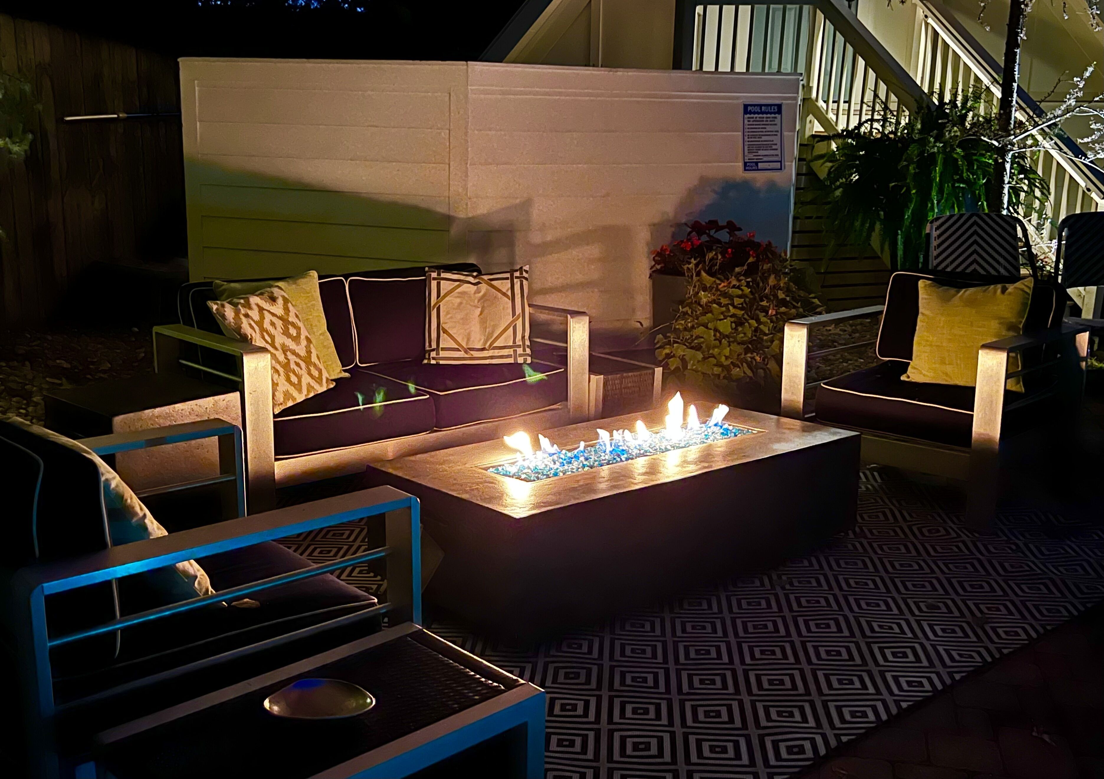 Overnattingsstedets uteområder