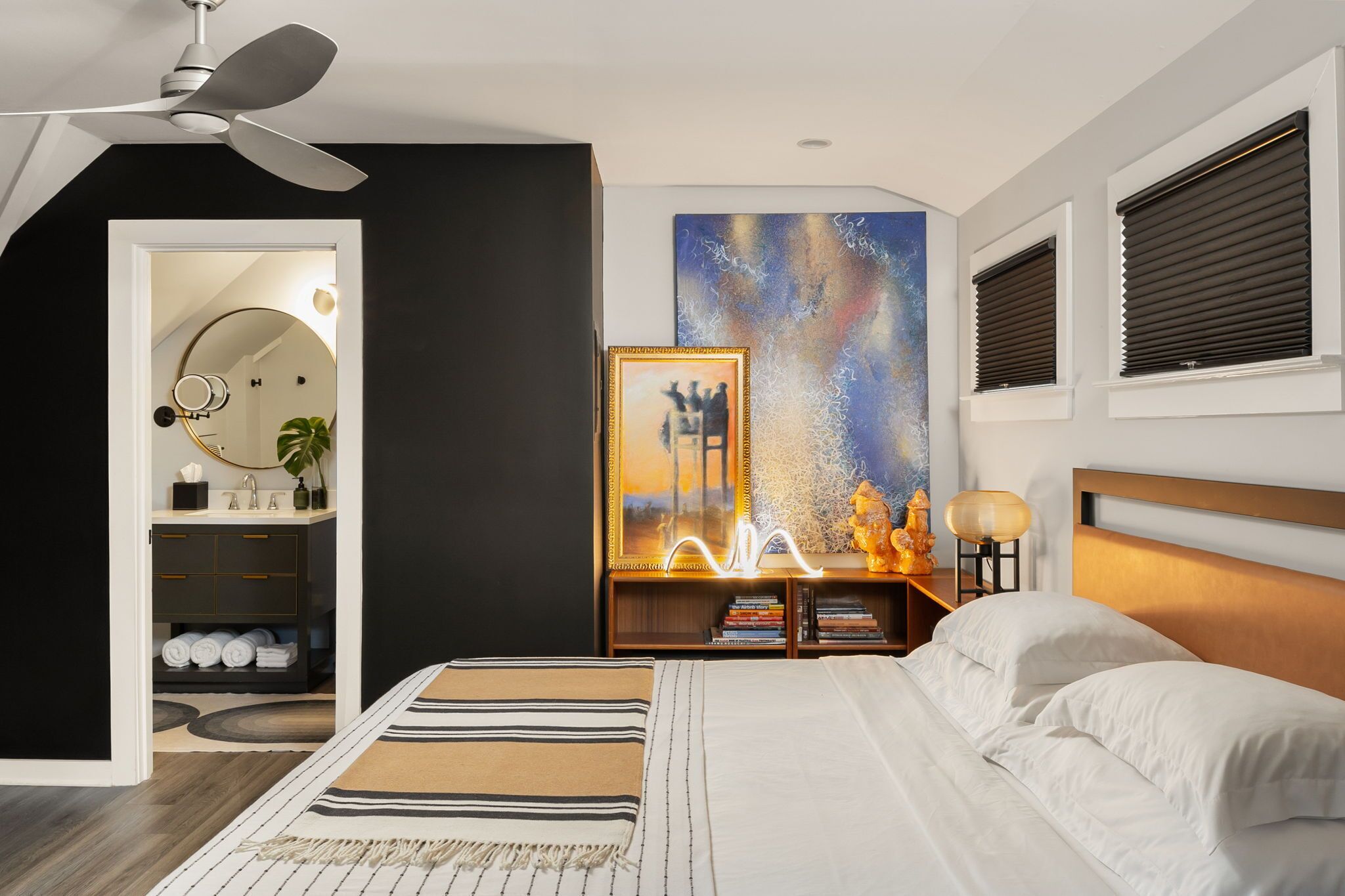 1 soverom, skrivebord, strykejern/-brett og wi-fi (inkludert)