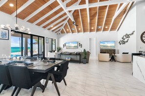 Dining - Blessing on the Bay - Brand New 4 bedroom Luxury Beachfront house (Steventon)