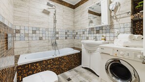 Apartment, 2 Schlafzimmer, Raucher, Terrasse | Badezimmer