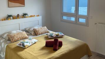 3 chambres, fer et planche Ă repasser, lit parapluie, Wi-Fi gratuit