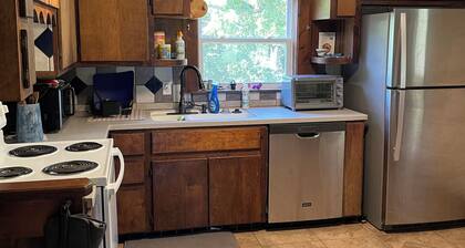 House on 80 acres that connect into the off road park! Extra cabins available.