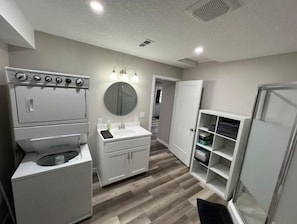 Towels, soap, toilet paper