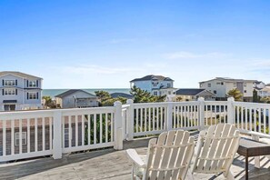 Terrace/patio - Endorfinn by Brunswick Vacation Rentals: w/ Heated Pool, Near Beach, Water Views (Ocean Isle Beach)