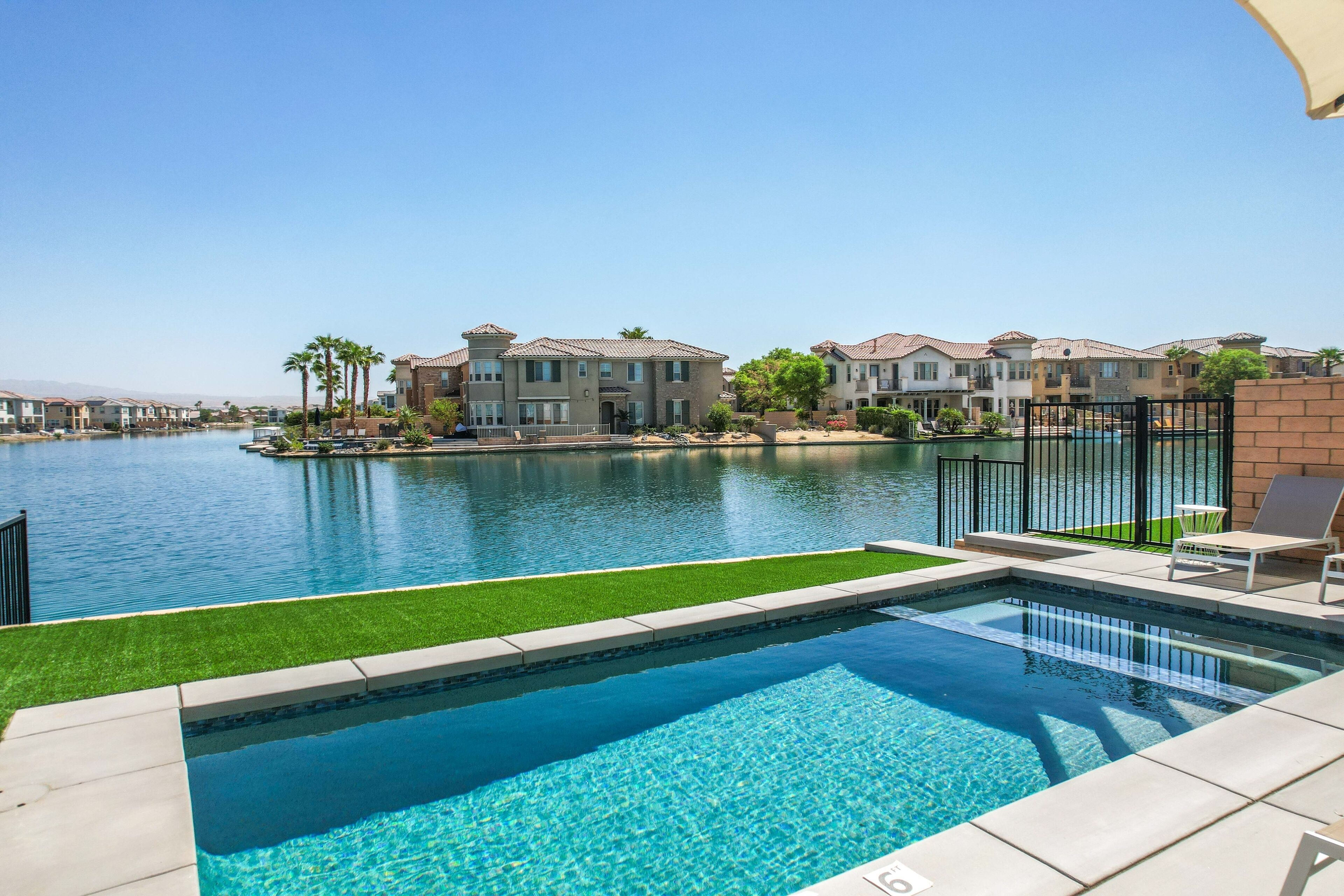 Lakeside Serenity | Luxury home with private pool & water views