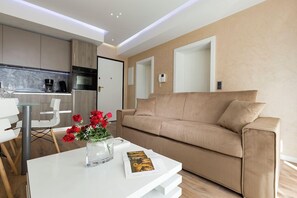 Living area - Carlotta -24 Appartement avec Balcon (Luxembourg)