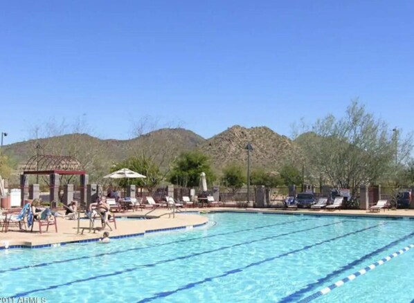 Außenpool, beheizter Pool