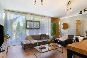 Télévision, cheminée