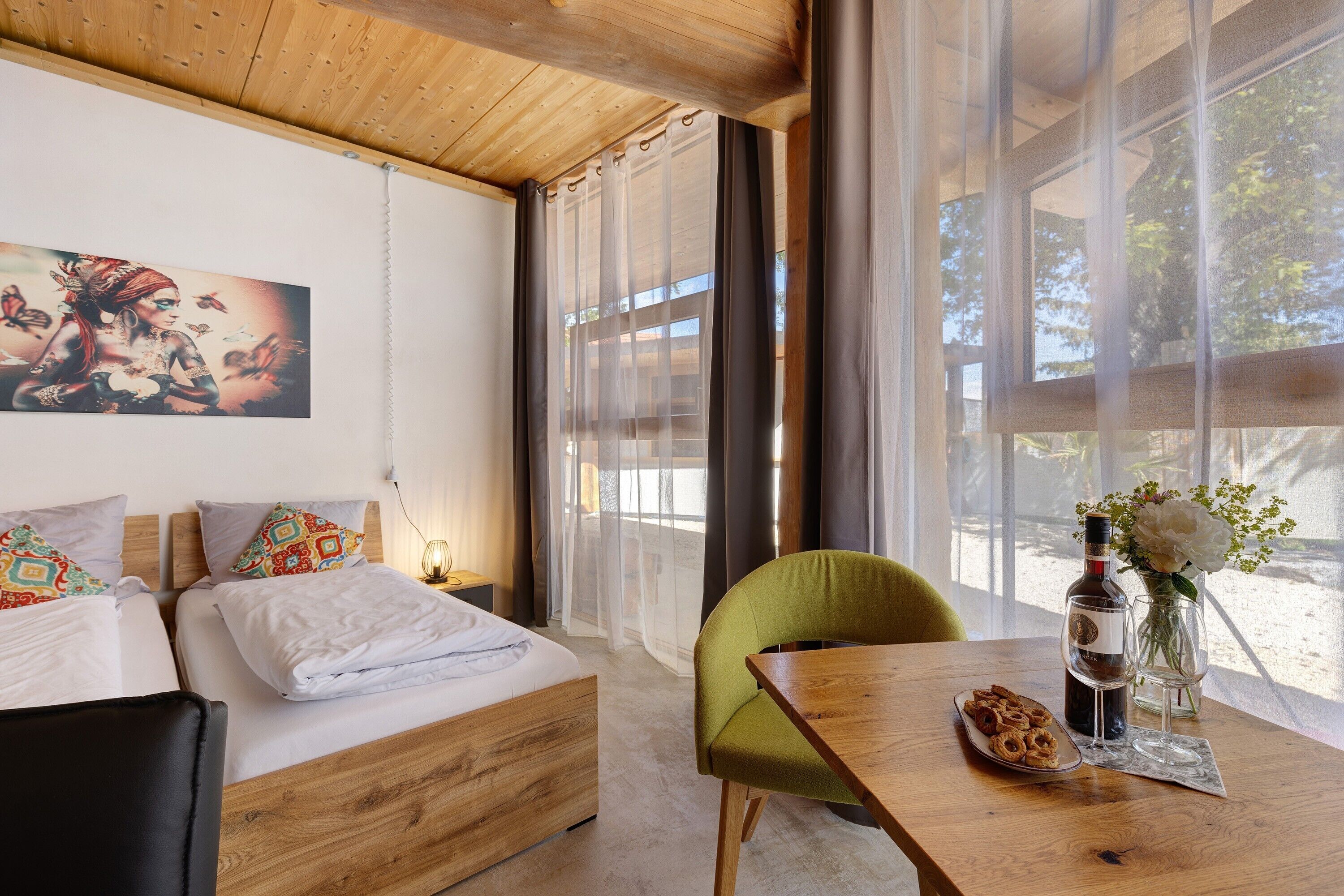 1 habitación, tabla de planchar con plancha, wifi gratis y ropa de cama 