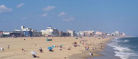 On the beach