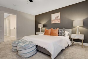 5 habitaciones, tabla de planchar con plancha, cuna de viaje y wifi