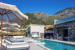 Et oppvarmet basseng