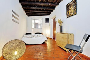 1 bedroom, desk, soundproofing, iron/ironing board