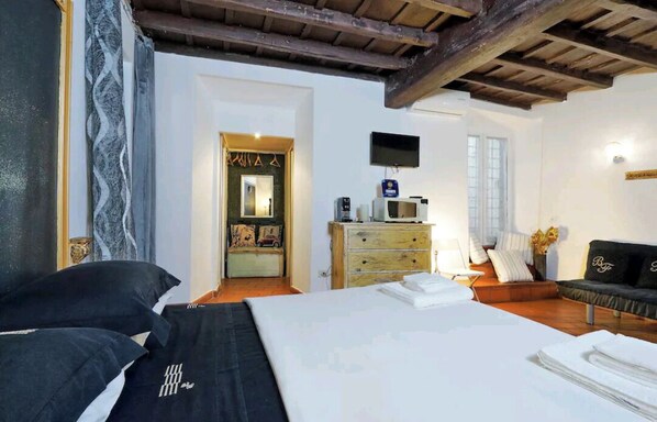 1 bedroom, desk, soundproofing, iron/ironing board