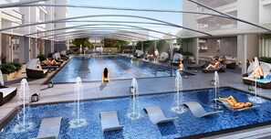 Pool inomhus/utomhus