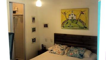 1 quarto, Wi-Fi de cortesia, roupa de cama