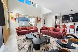 Smart TV, video games, stereo