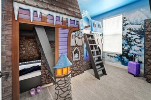 Children’s area - The Enchanting | PVT castle on International Drive w princess & jungle theme BRs (Orlando)