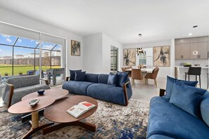 Smart TV, videojuegos, futbolito, estéreo