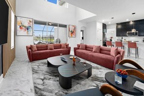 Smart TV, video games, stereo