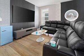 Smart TV, video games, stereo